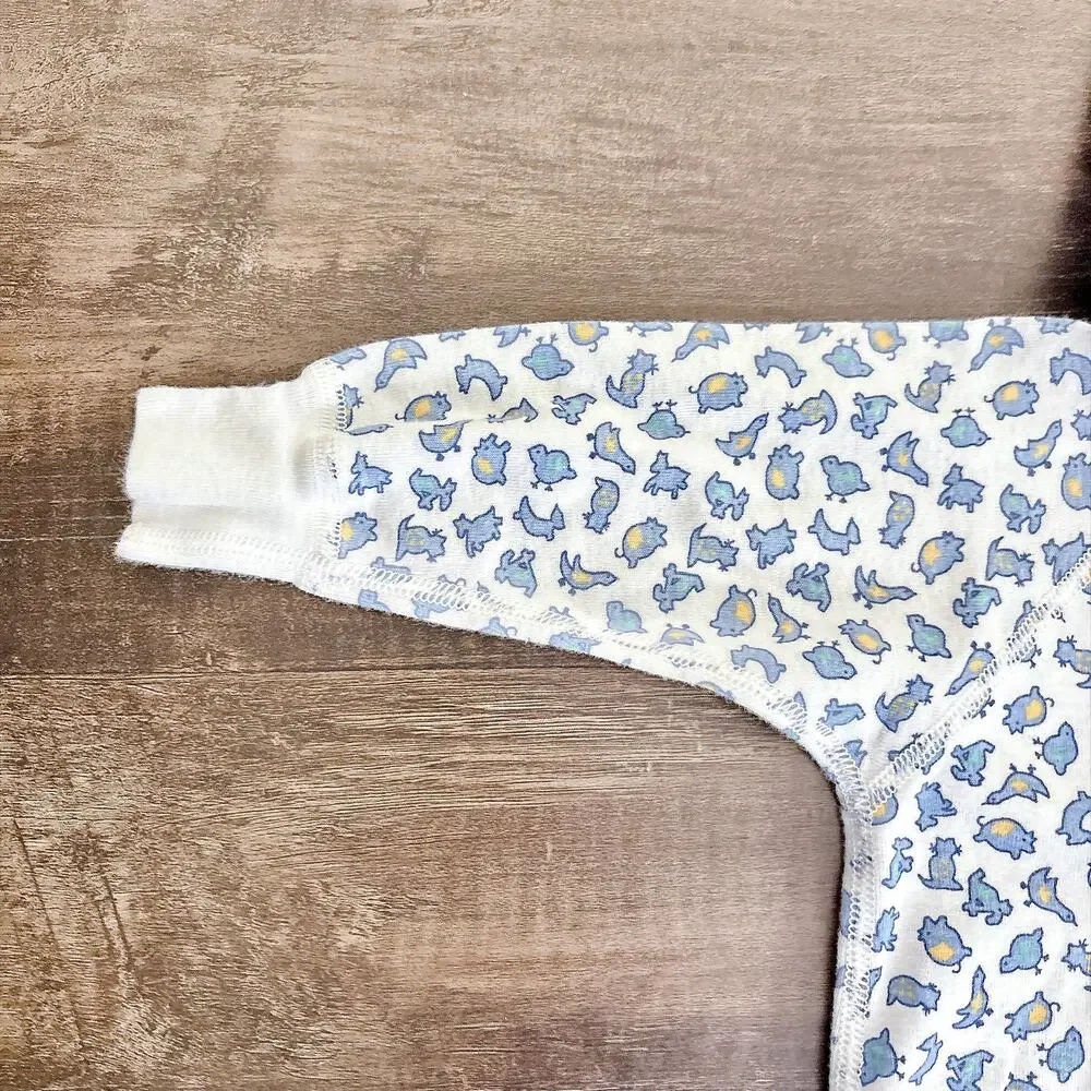 VINTAGE HANNA ANDERSSON BABY HOODED BUNTING GOWN